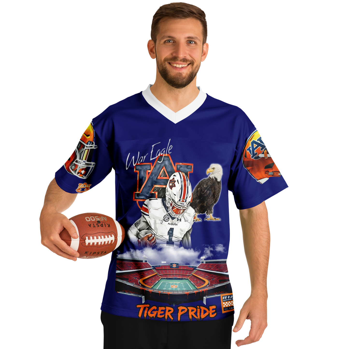 "TIGER PRIDE" FOOTBALL JERSEY