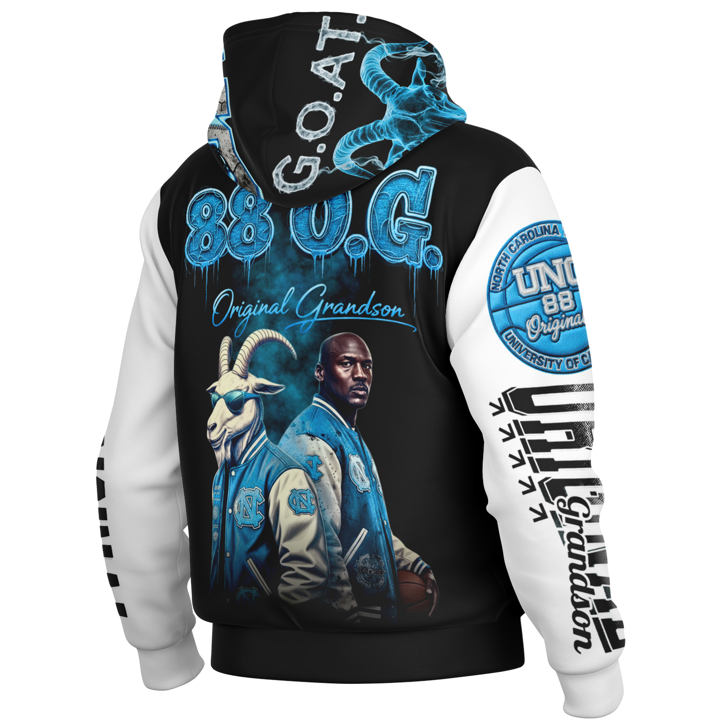 G.O.A.T UNC 1 0f 1 Varsity Jacket