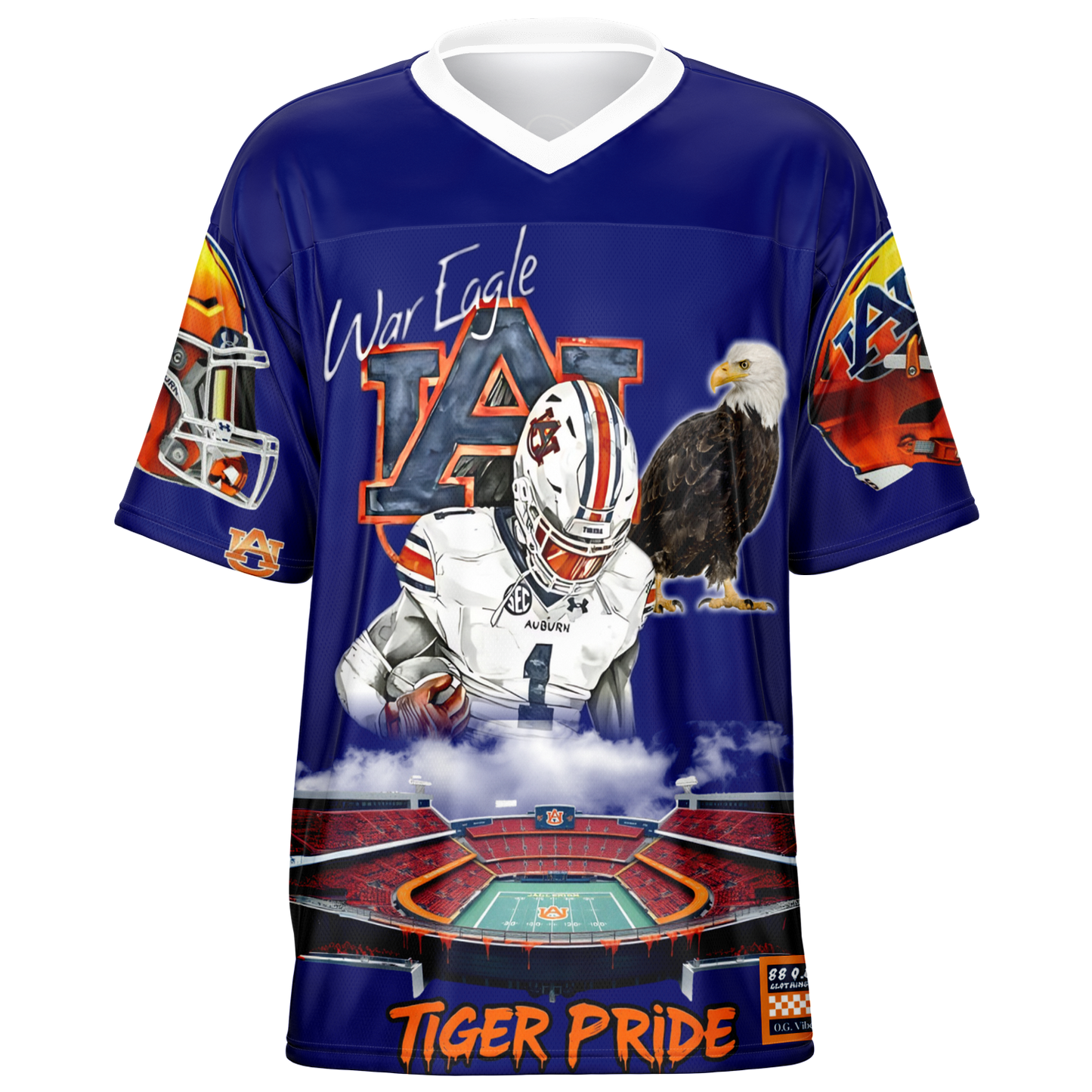 "TIGER PRIDE" FOOTBALL JERSEY