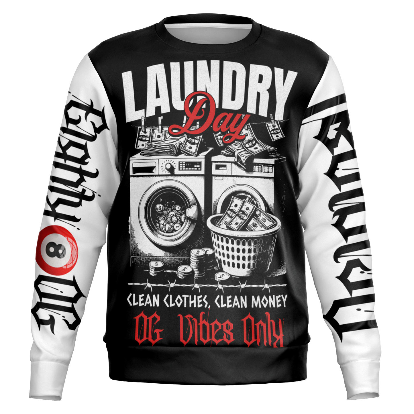 Fashion Sweatshirt -Aces Hustle