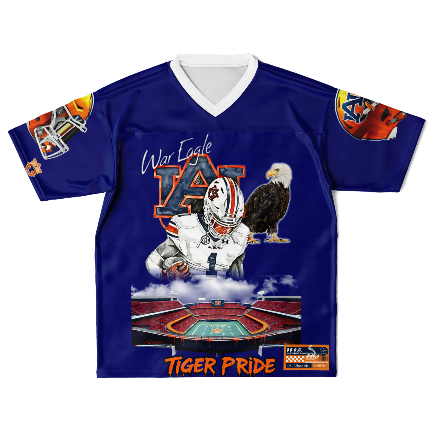 "TIGER PRIDE" FOOTBALL JERSEY