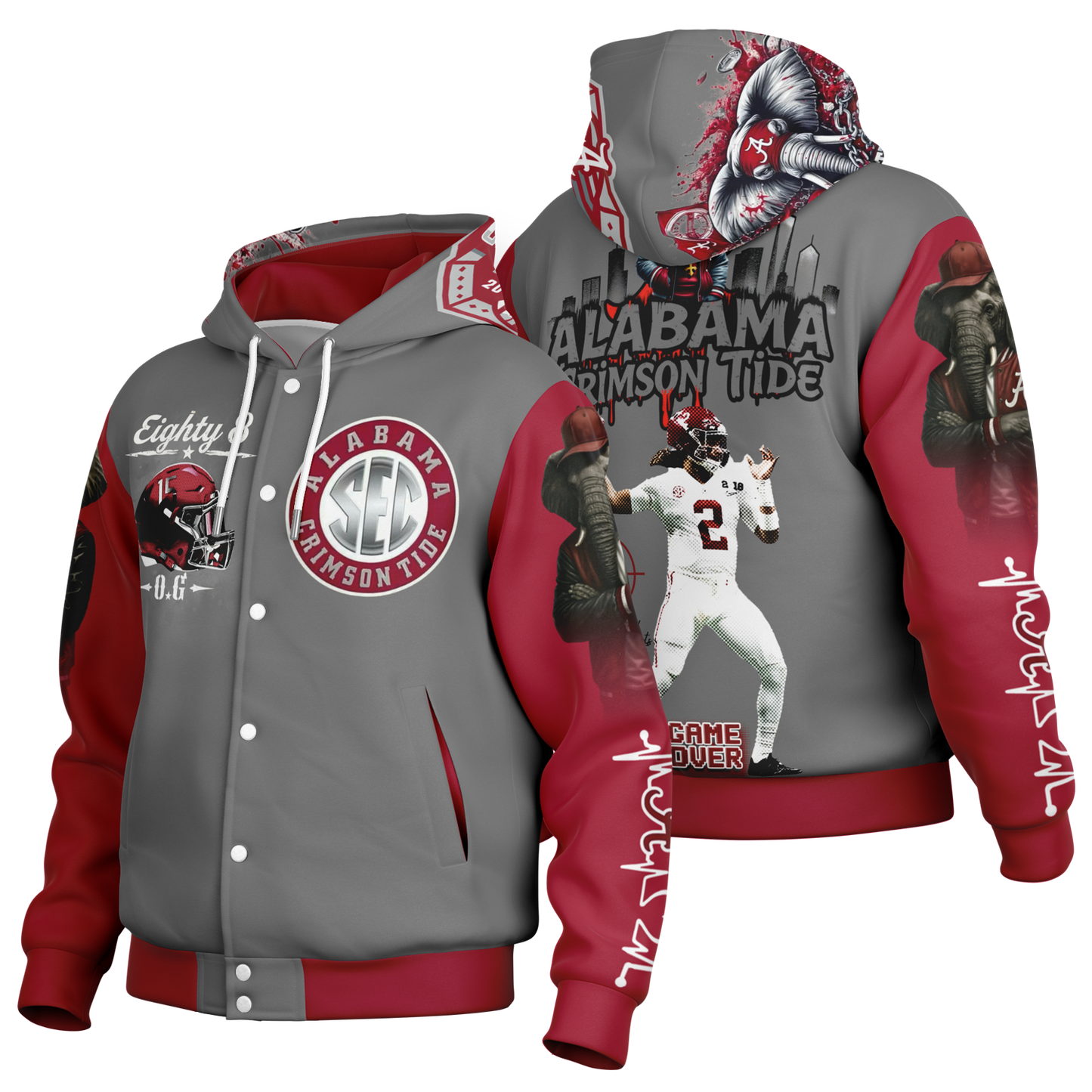 Big Bama Custom 1 of 1 Varsity Jacket