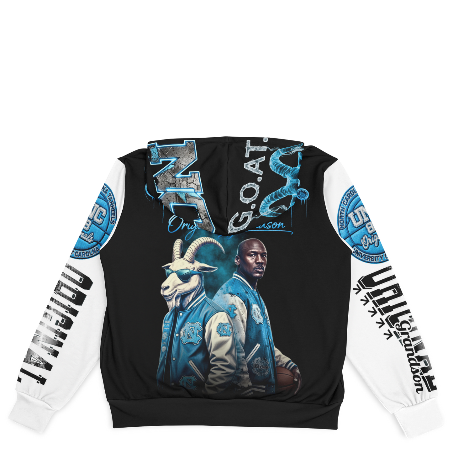 G.O.A.T UNC 1 0f 1 Varsity Jacket