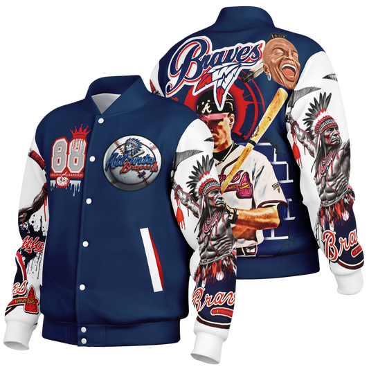 Baseball Jacket - Braves Throwback