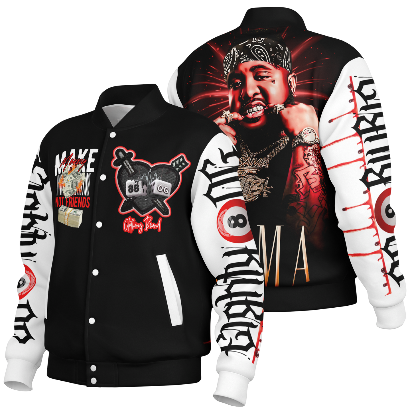 O.G Osama Varsity Jacket