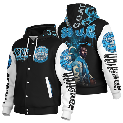 G.O.A.T UNC 1 0f 1 Varsity Jacket