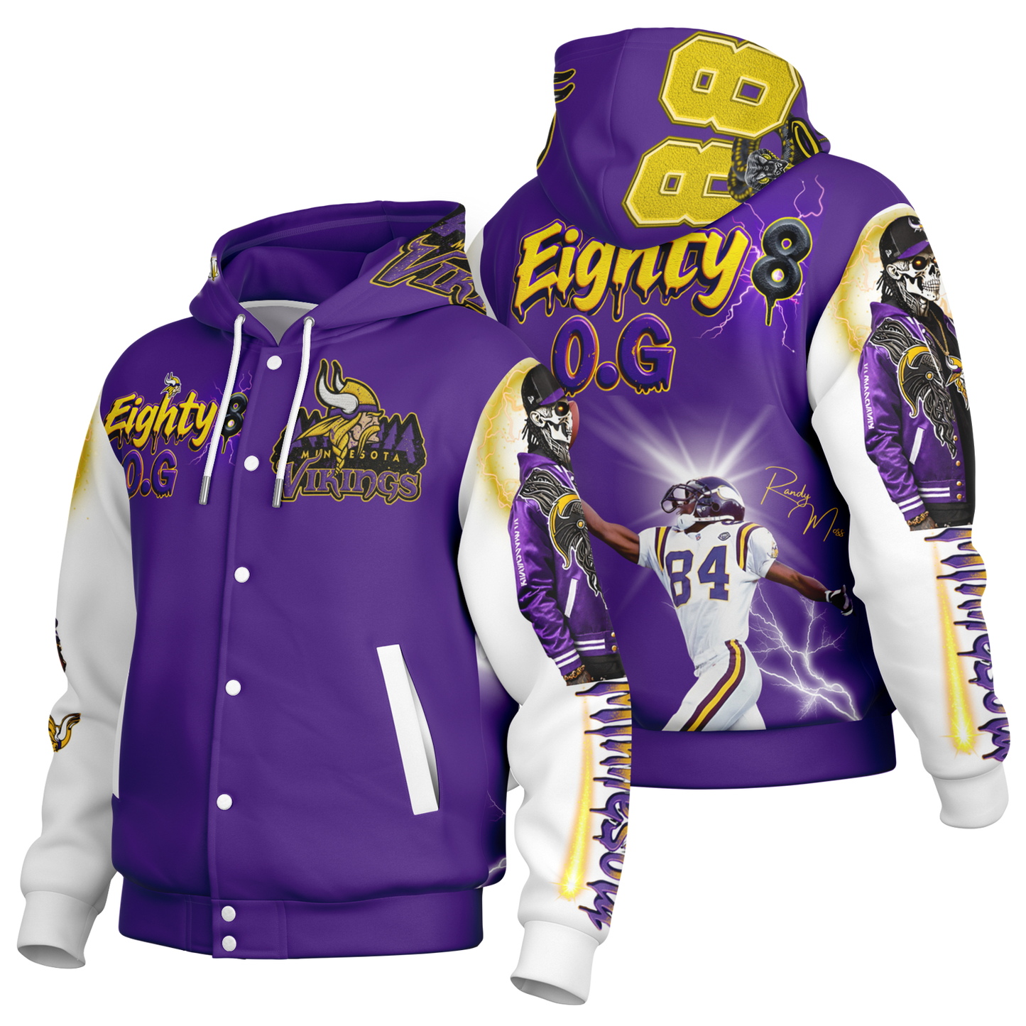 O.G Vikings varsity jacket