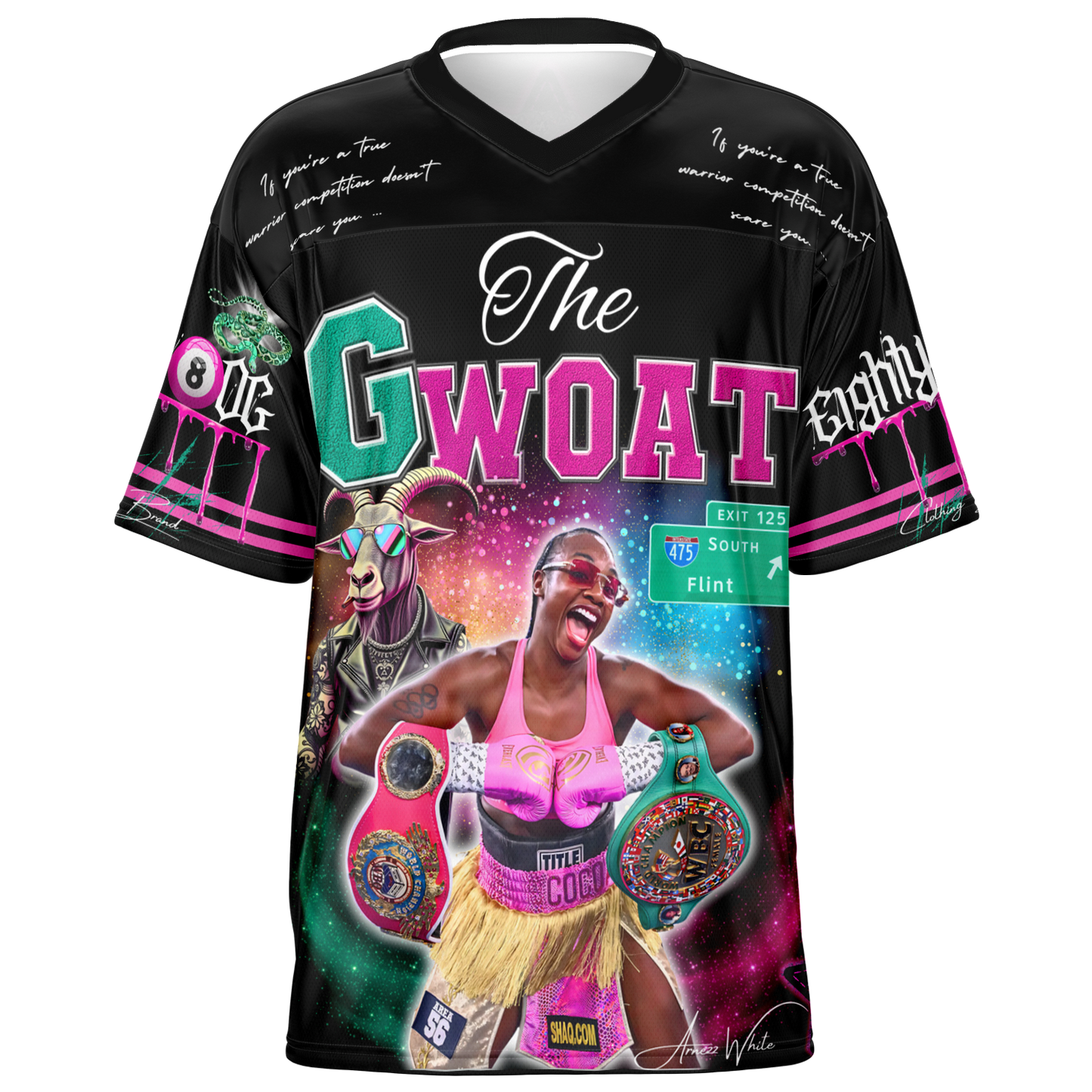 Football Jersey - " The Gwoat "