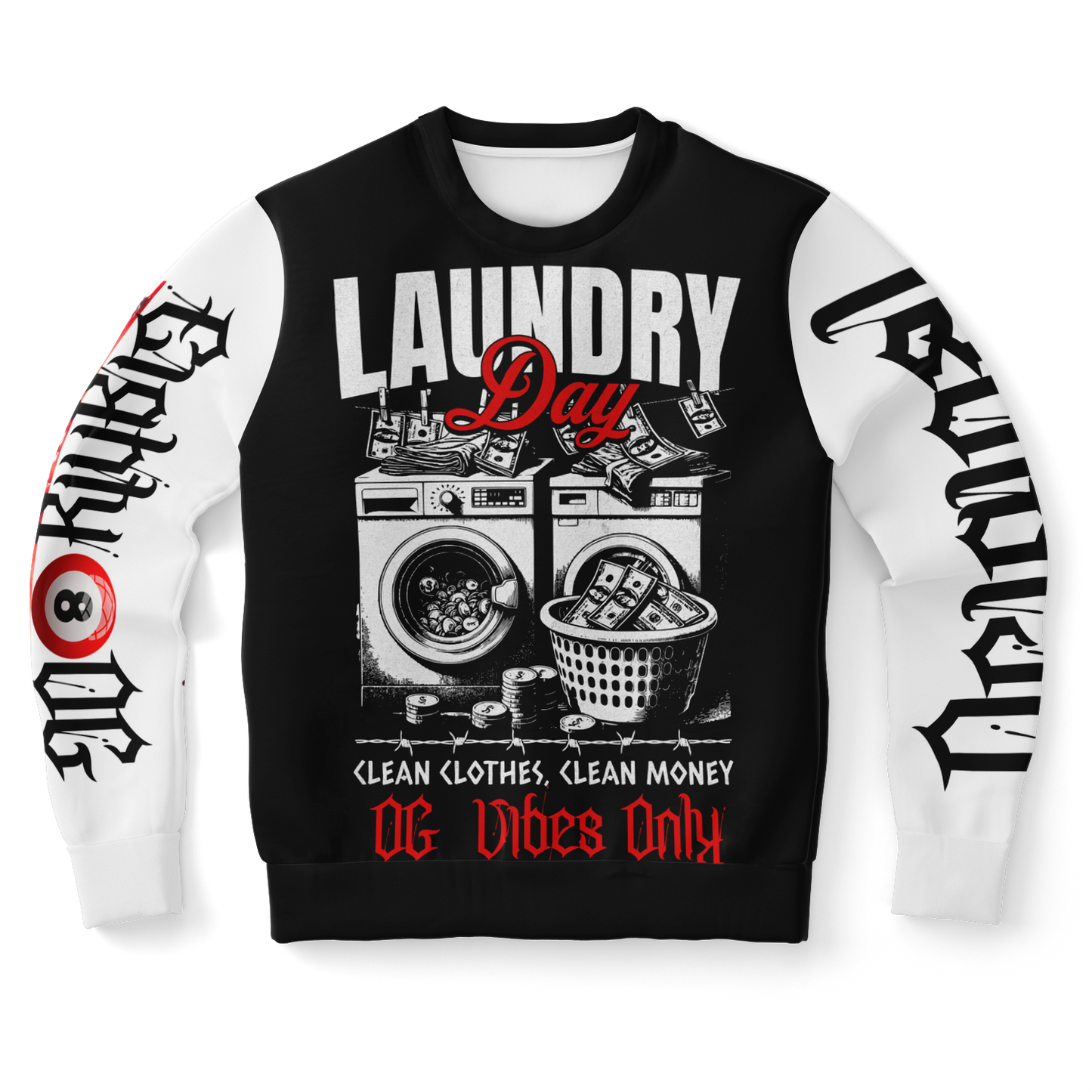 Fashion Sweatshirt -Aces Hustle