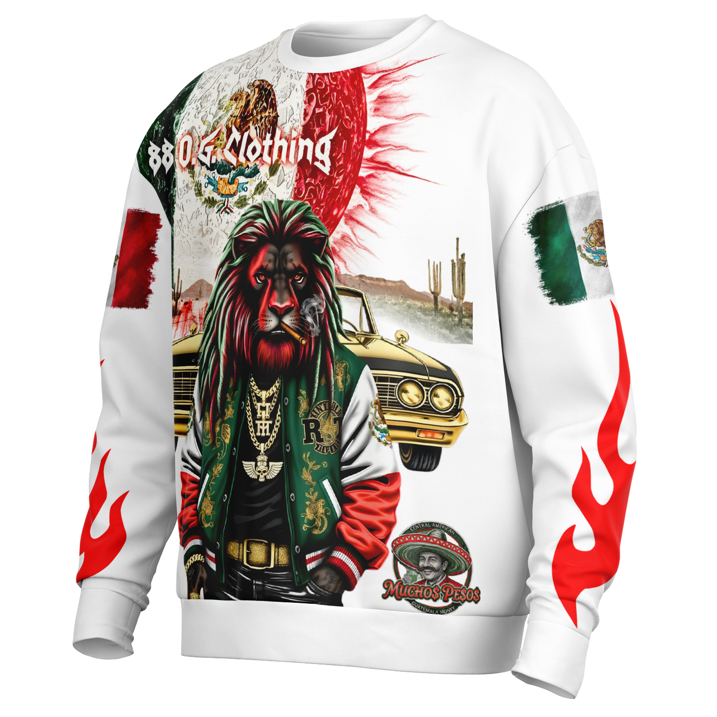 Heavyweight Oversized Mexico Hu$tle Sweatshirt