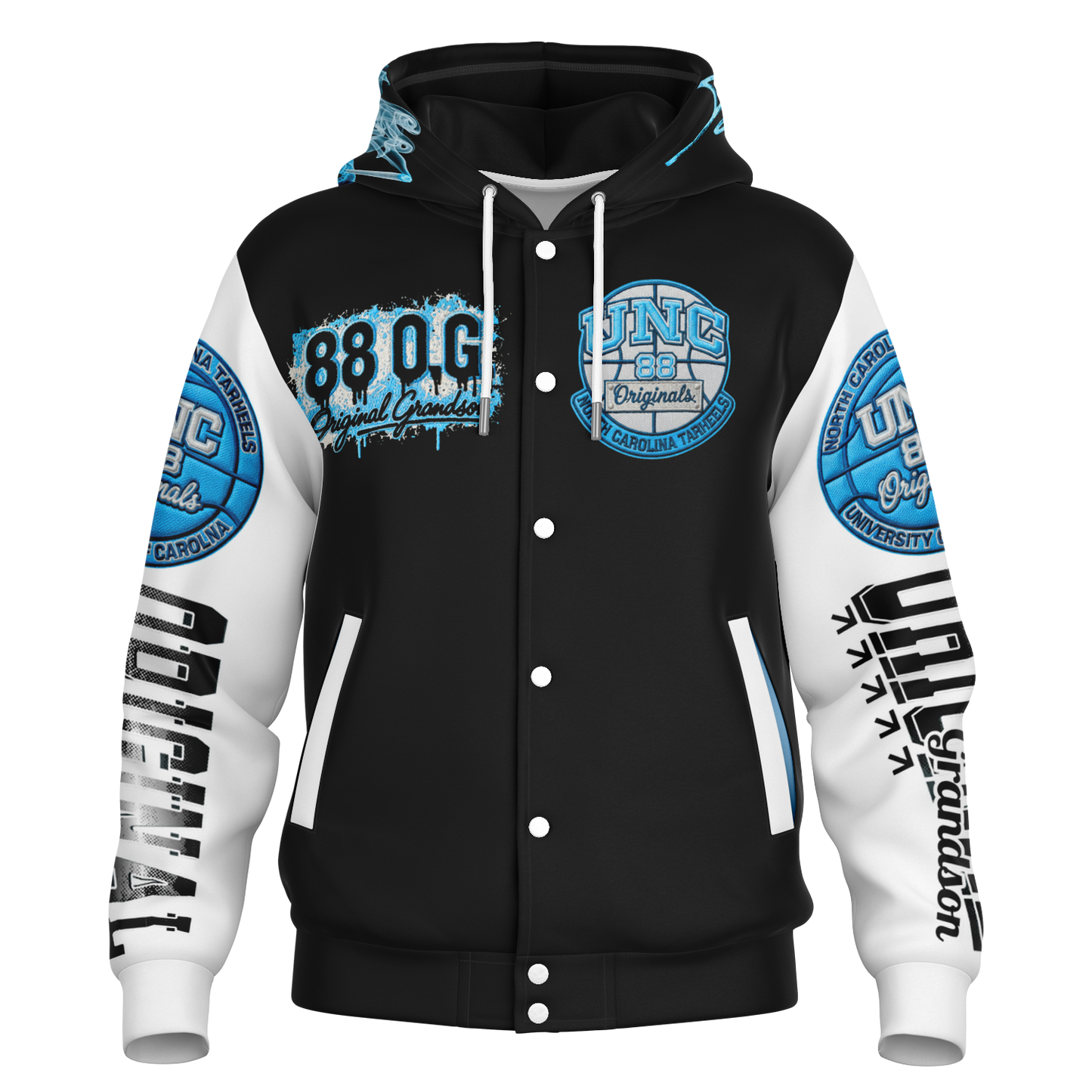 G.O.A.T UNC 1 0f 1 Varsity Jacket
