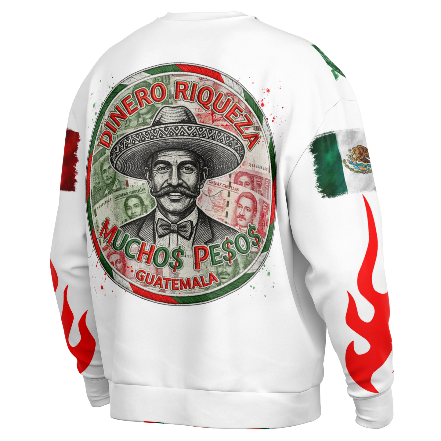 Heavyweight Oversized Mexico Hu$tle Sweatshirt