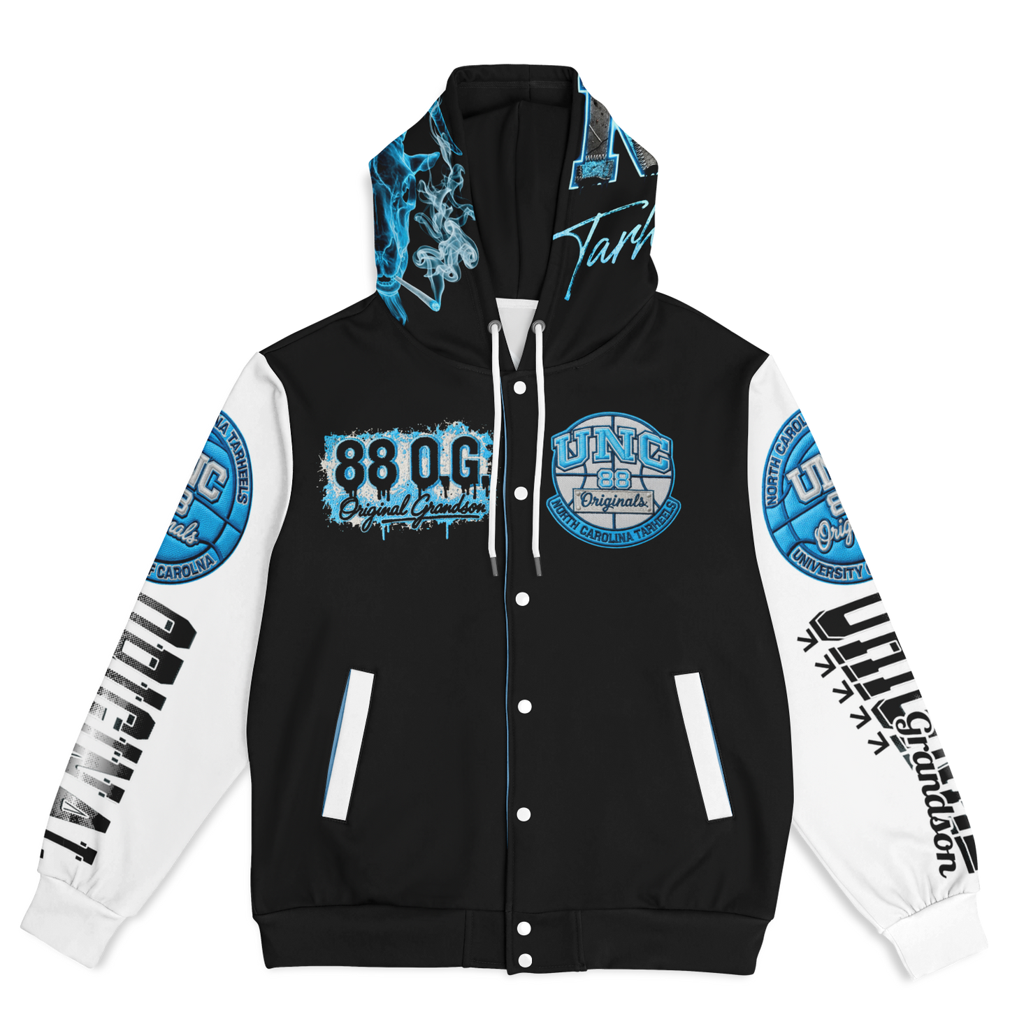 G.O.A.T UNC 1 0f 1 Varsity Jacket