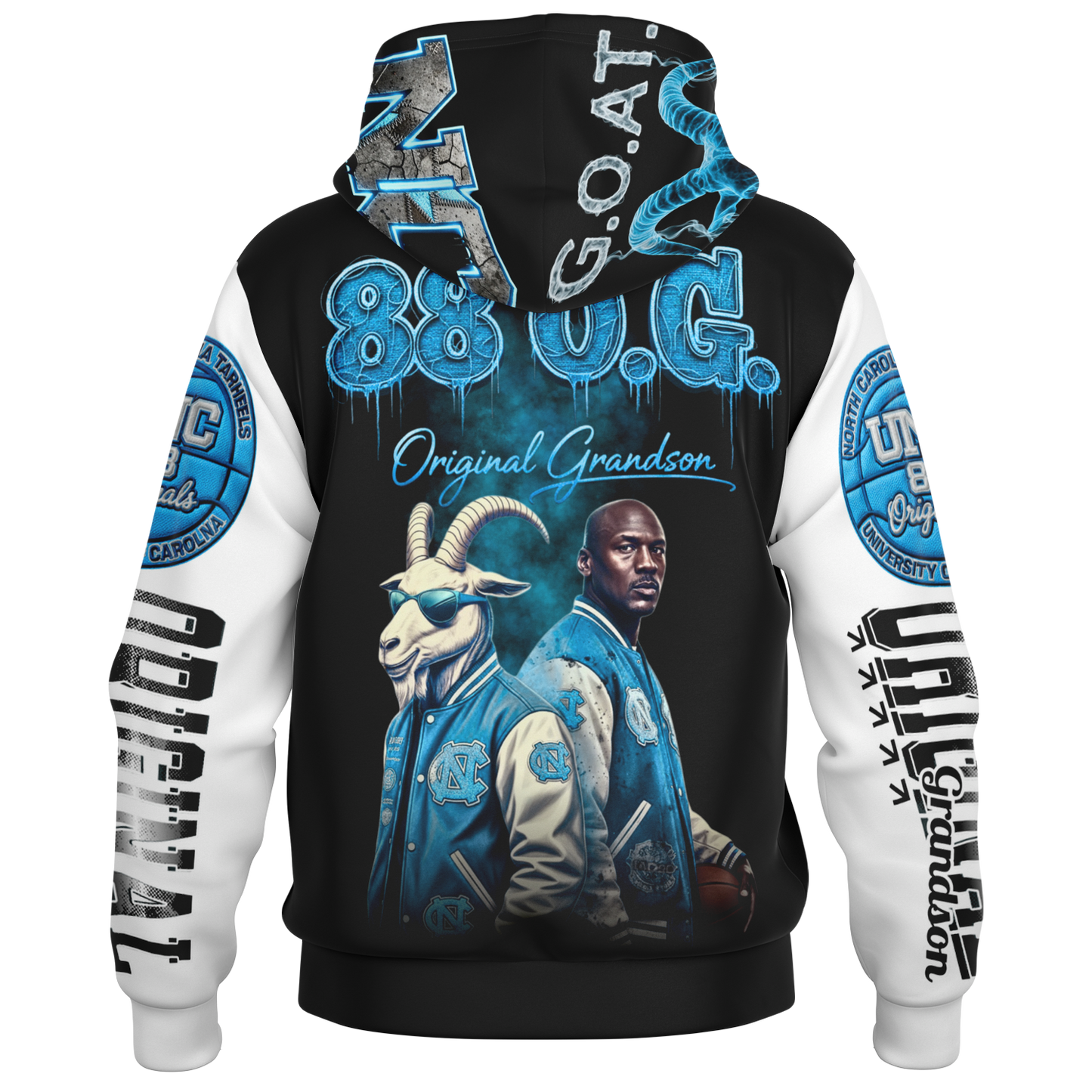 G.O.A.T UNC 1 0f 1 Varsity Jacket