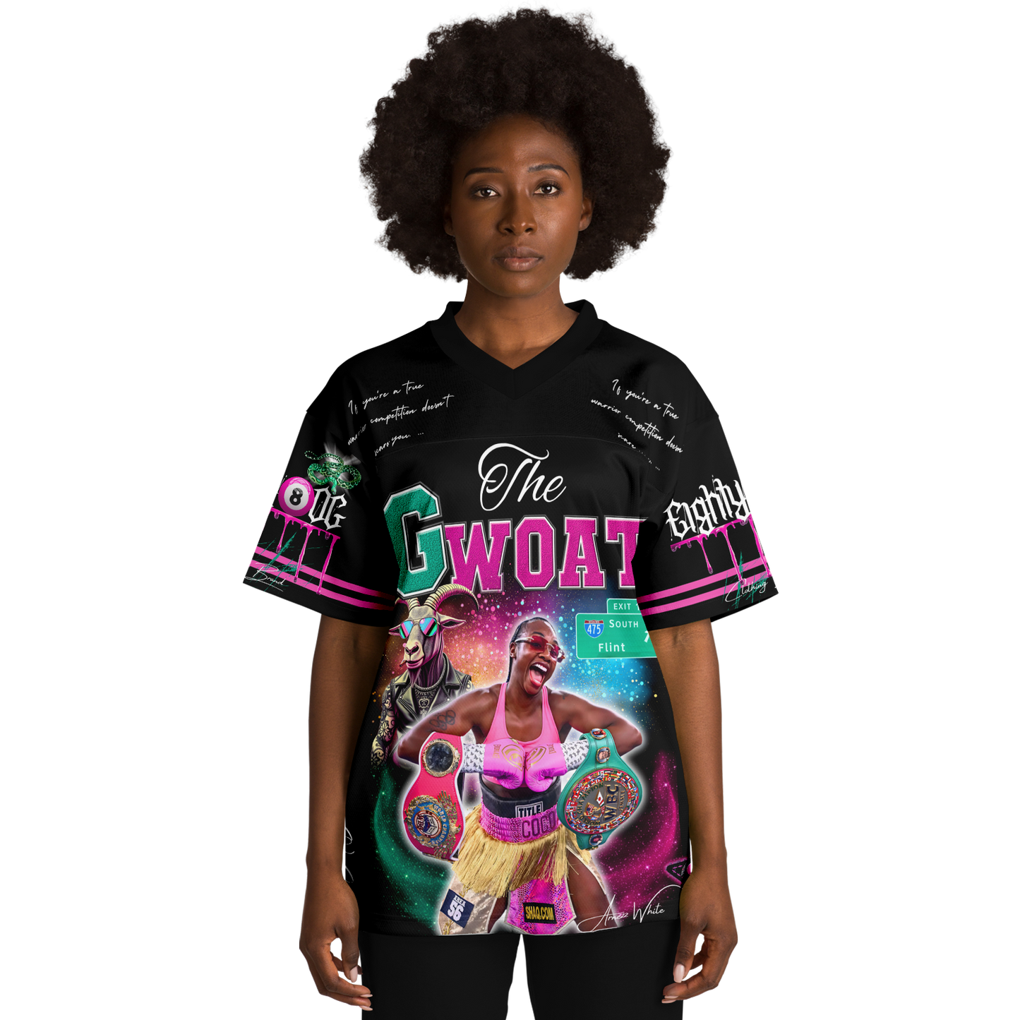 Football Jersey - " The Gwoat "